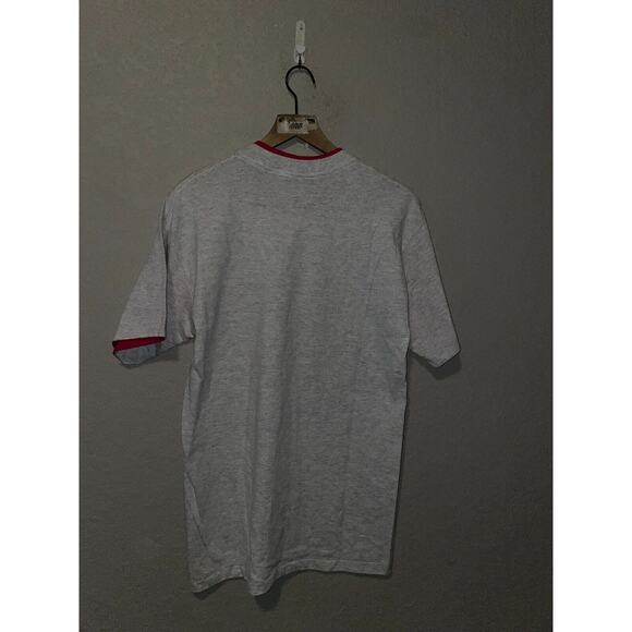 Vintage Las Vegas Shirt Signal Sports Tee 90s Neon Tourist Graphic Ringer Large - Picture 11 of 13